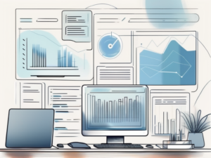 A digital interface showcasing various electronic documents being organized and streamlined